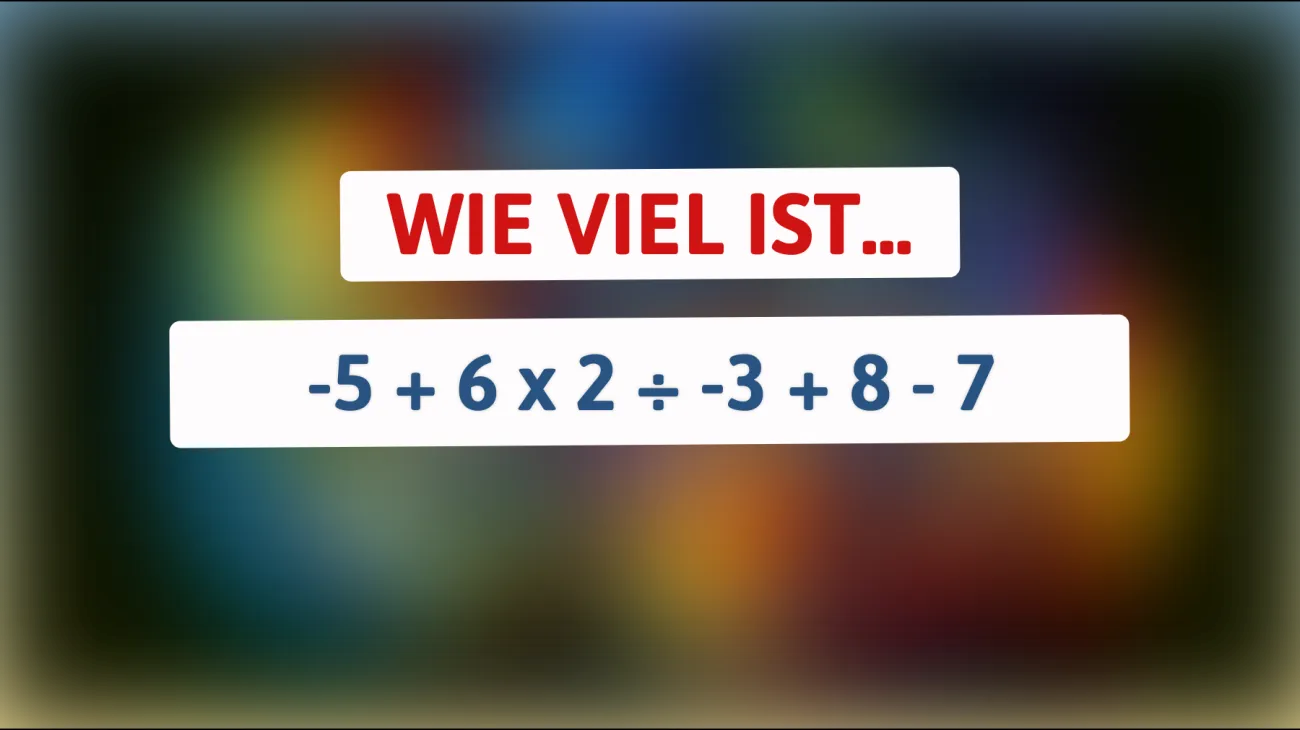 Nur 1% der Menschen kann dieses mathematische Rätsel lösen: Versuchst du es?"
