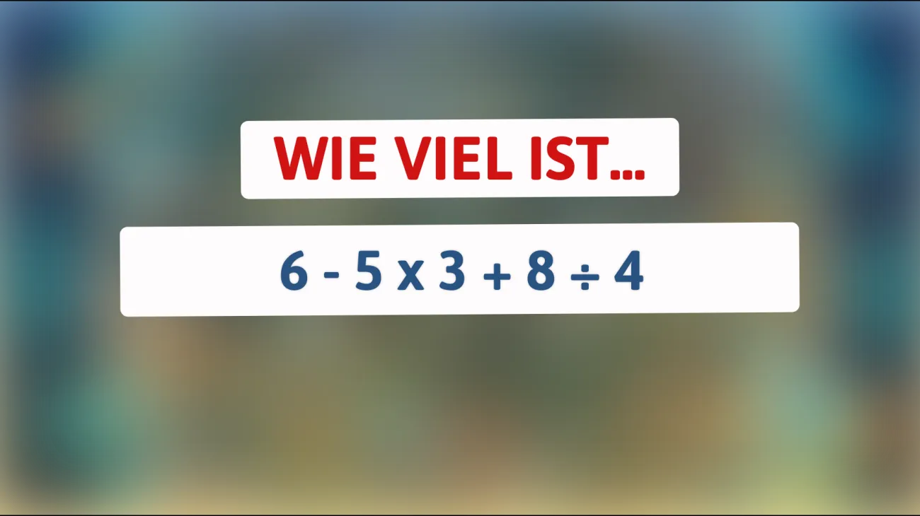 Nur für Genies: Kannst du dieses mathematische Rätsel lösen? Nur die Klügsten bestehen die Herausforderung!"