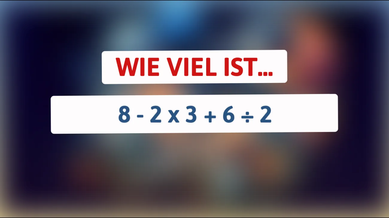 Nur für schlaue Köpfe: Kannst du das Rätsel lösen, das 95 % der Menschen falsch machen? Teste dich jetzt!"