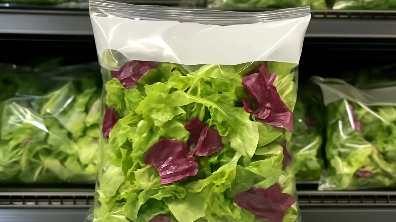 Verpackte Salate"