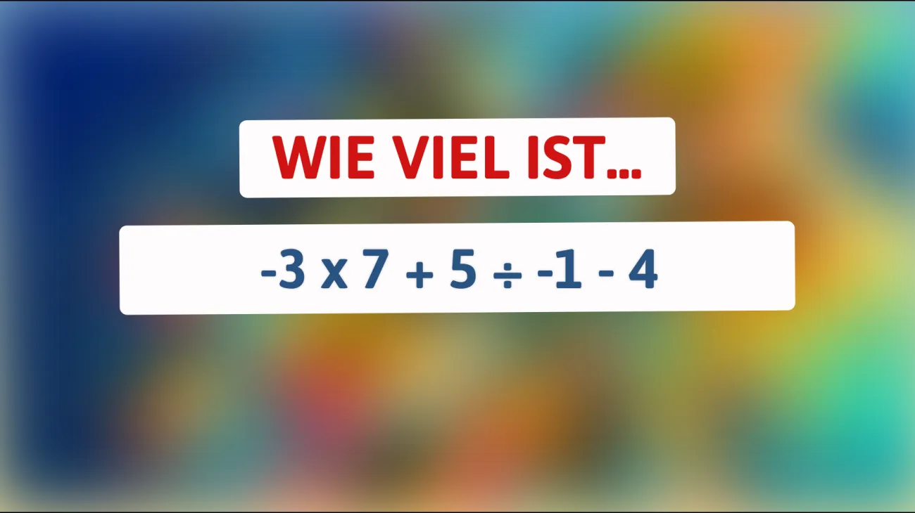 Kannst du dieses mathematische Rätsel knacken? Nur ein Genie kennt die Antwort!"